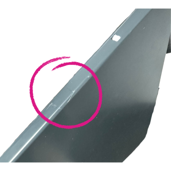 Detailansicht Schaden Tischerweiterung Set für VW T5/T6/T6.1 California